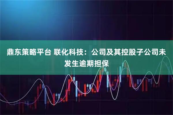 鼎东策略平台 联化科技：公司及其控股子公司未发生逾期担保